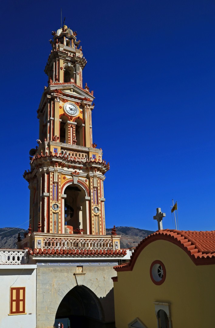 Greece - Symi - Panormitis - The Monastery Bell Tower