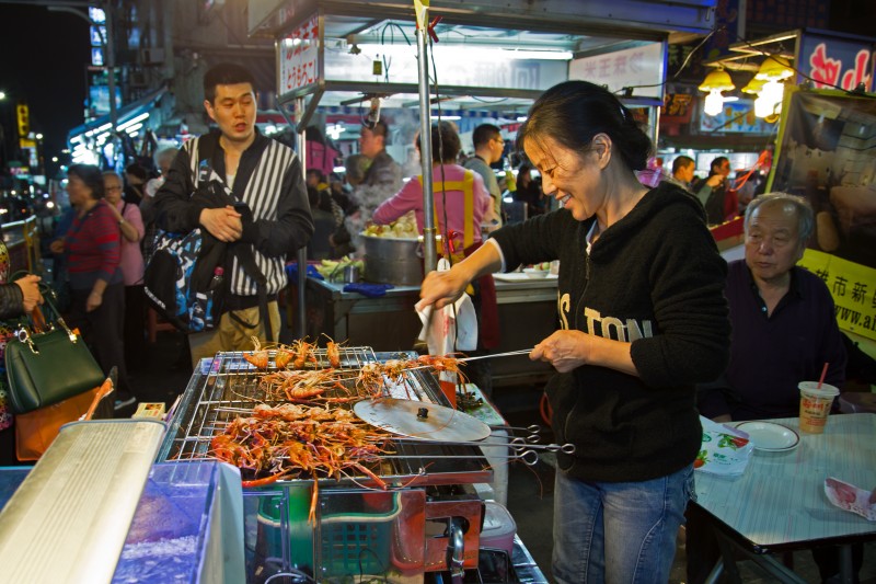 Taiwan - Kaohsiung - Xinxing - Liuhe Night Market - Beautiful Shrimp