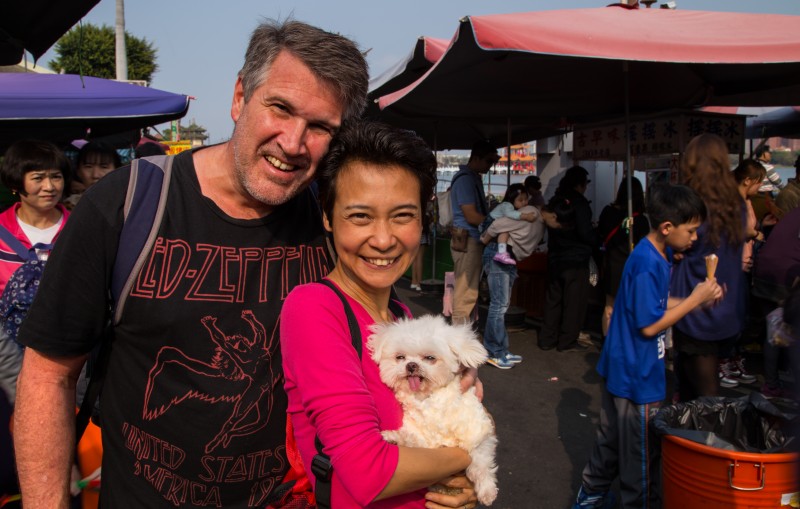 Taiwan - Kaohsiung - Zuoying - Lotus Pond - New Year Celebration - A New Friend